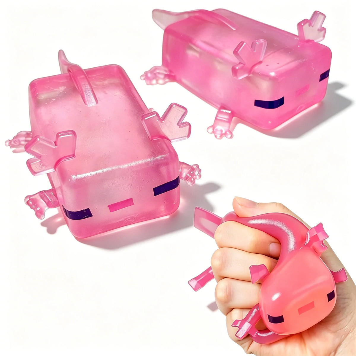 Axolotl Squishy Toy – Slow Rising Sensory Fidget Squeeze Toy