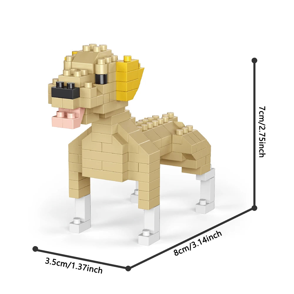 Mini Dachshund Building Blocks Toy for Kids & Adults