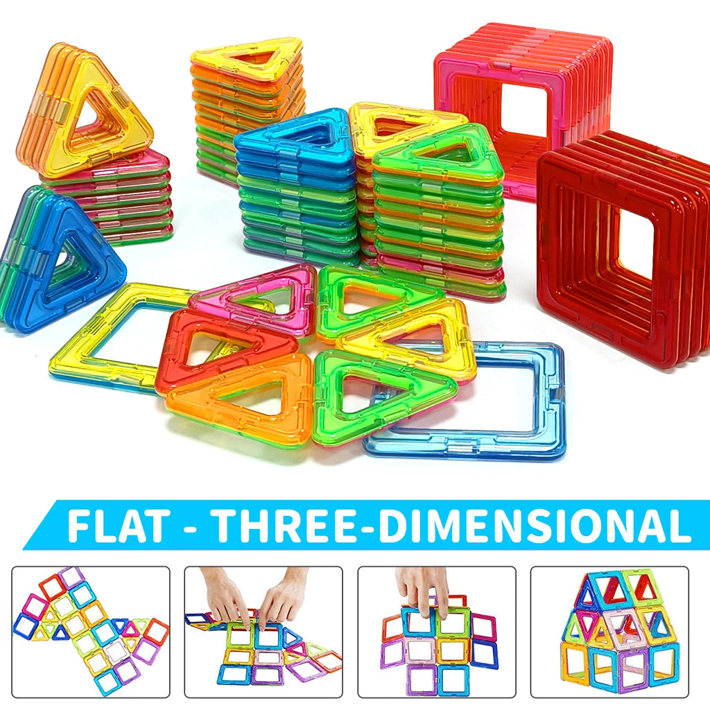 Magnetic Building Blocks – STEM Construction Set for Kids