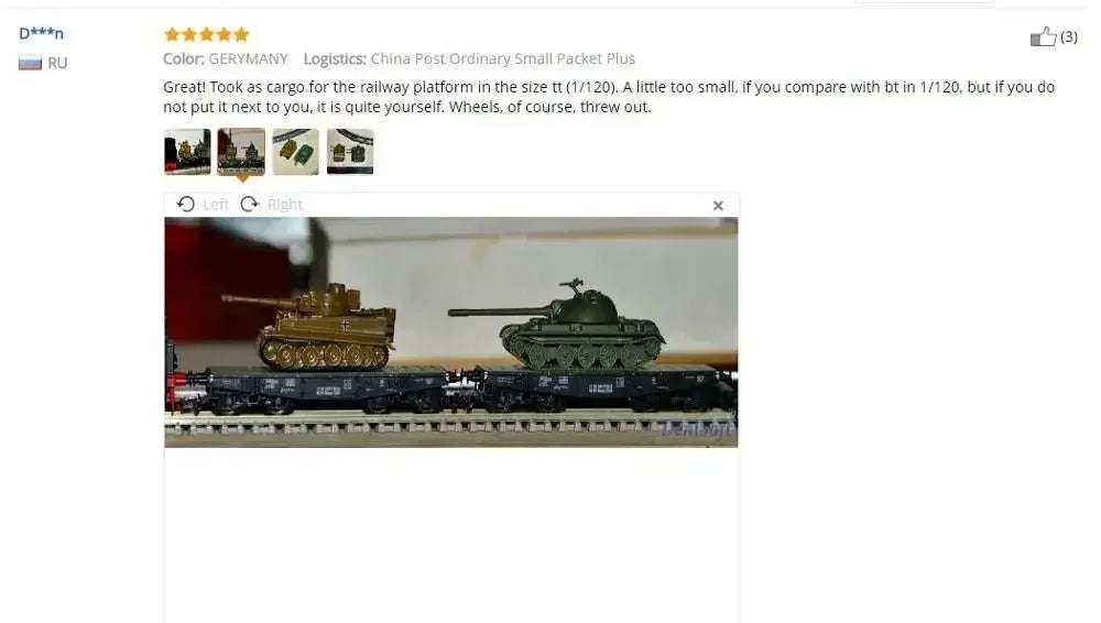 Tank Model Kit – 1:144 Scale Military Tank Set