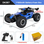 Remote Control Car 1:16 2WD Off-Road Climbing Vehicle with LED Lights