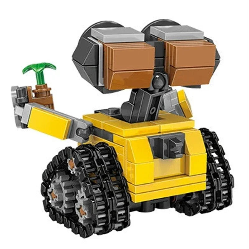 Classic Movie Mini Robot MOC Building Blocks Model DIY Bricks Kits Creative Toys for Kids Children Adult Gifts