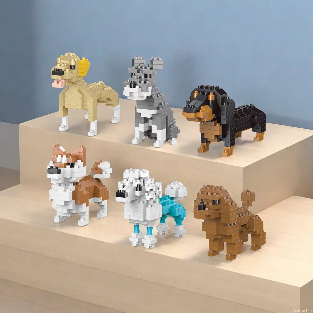 Mini Dachshund Building Blocks Toy for Kids & Adults