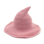 Halloween Witch Hat Long Point Hat Knitted Cap for Women Halloween Party Hat Magical Hat Festival Party Cosplay Decoration