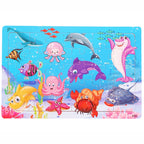 Wooden Jigsaw Puzzle – 30-Piece Animal Toy