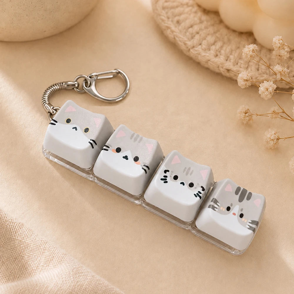 Animal Keychain – Cute Resin Key Ring & Bag Charm