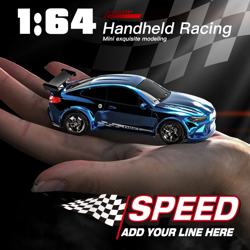 1/64 RC Drift Car 2.4G 4WD Mini Remote Control Racing Car