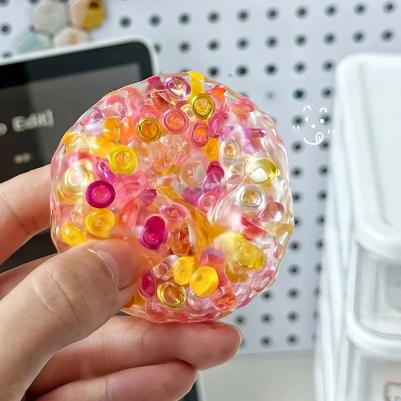 Ice Beads Squishy Balls – Slow Rebound Squeeze Fidget Toy