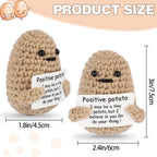 Custom Crochet Dolls Handmade Pocket Hug Animal Positive Plant Bespoke Unique Knitted Doll Plush Toy Gift for The One I Love