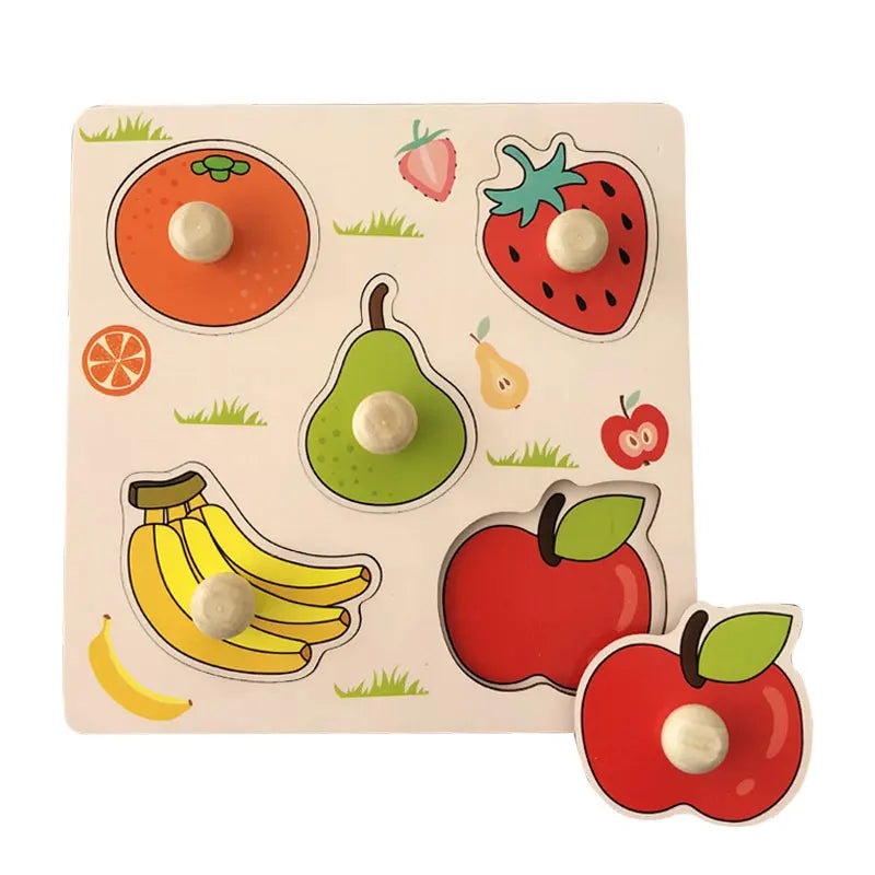 Wooden Montessori Puzzle – Baby Learning Board