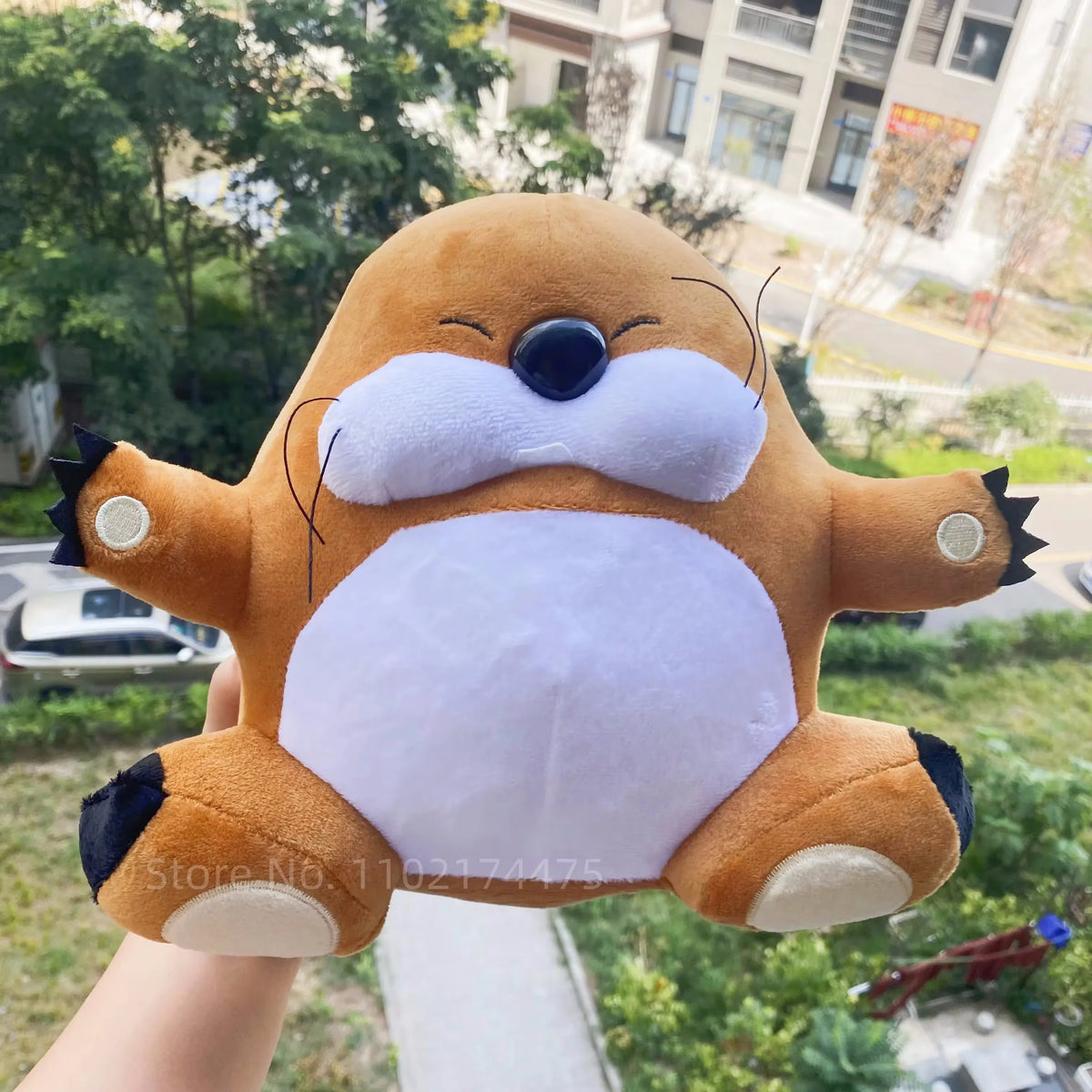 Monty Mole Plush Toy 22cm Soft Stuffed Doll for Kids
