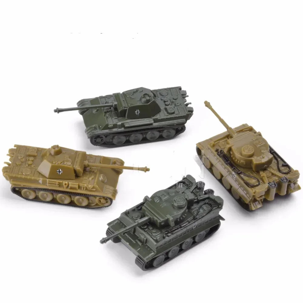 Tank Model Kit – 1:144 Scale Military Vehicle Set