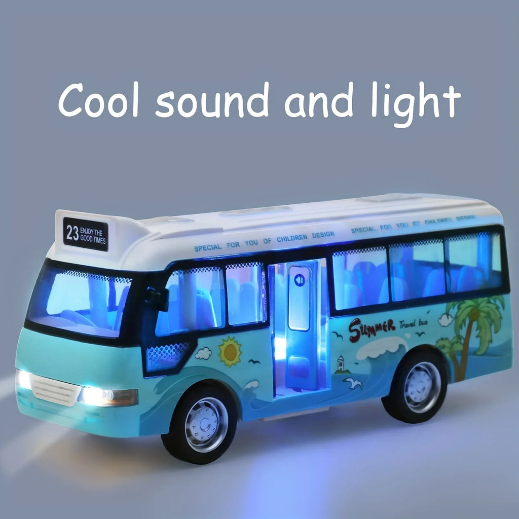 Diecast City Bus – Pull-Back Toy