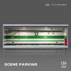 1:64 Garage Diorama – Miniature Model Scene Display