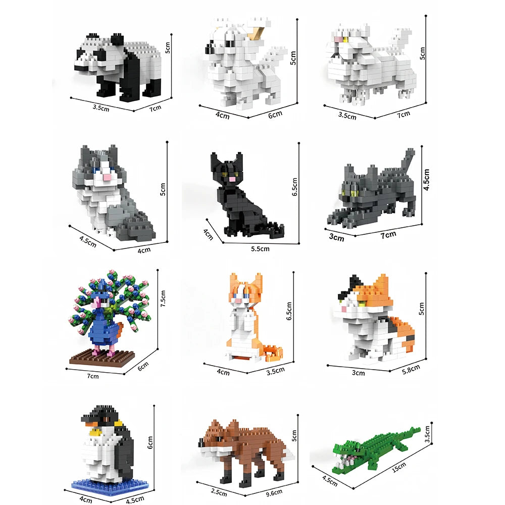 Mini Dachshund Building Blocks Toy for Kids & Adults