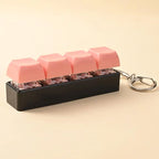 Mechanical Keyboard Key Tester – LED Keycap Fidget Keychain