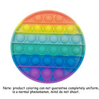 Push Pop Fidget Toy – Rainbow Bubble Sensory Stress Relief Game