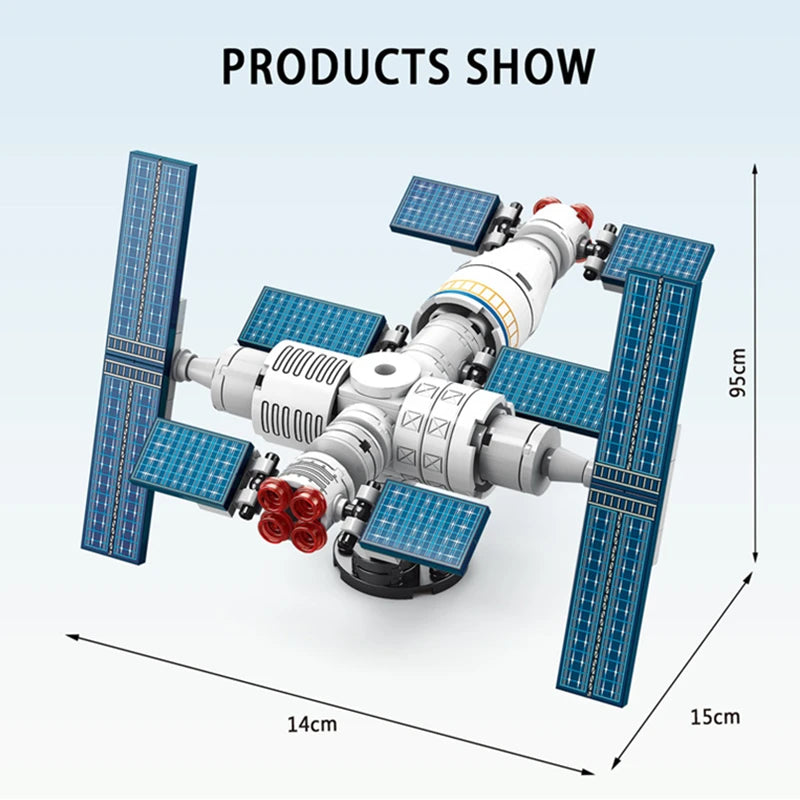 Space Rocket Building Blocks – Manned Spacecraft Model Kit