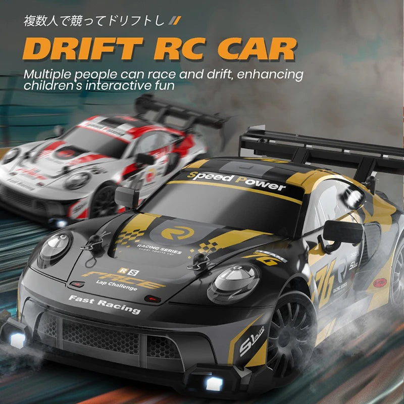 RC Drift Car 4WD Remote Control Car with LED Lights, 2.4GHz