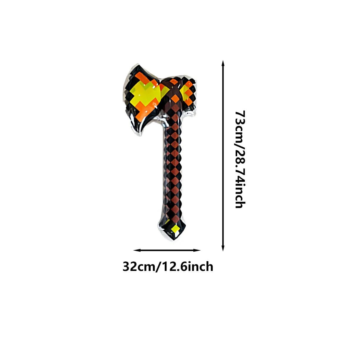 Pixel Style Toys Gemstone Sword Gold Sword Toys Home Games Inflatable Supplies Swords Christmas Gifts