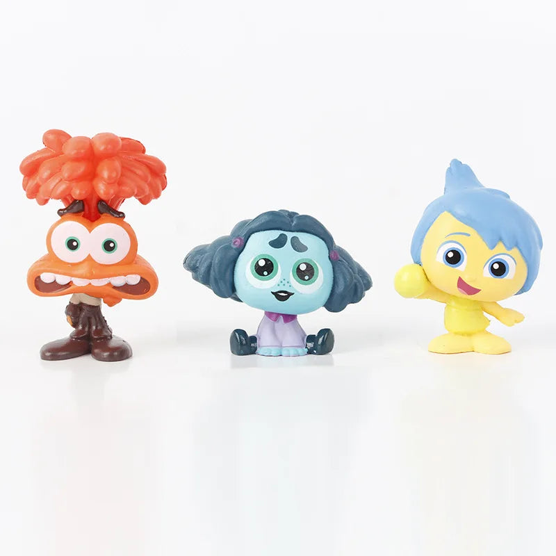 Inside Out 2 Action Figures 9pc PVC Character Figure Set