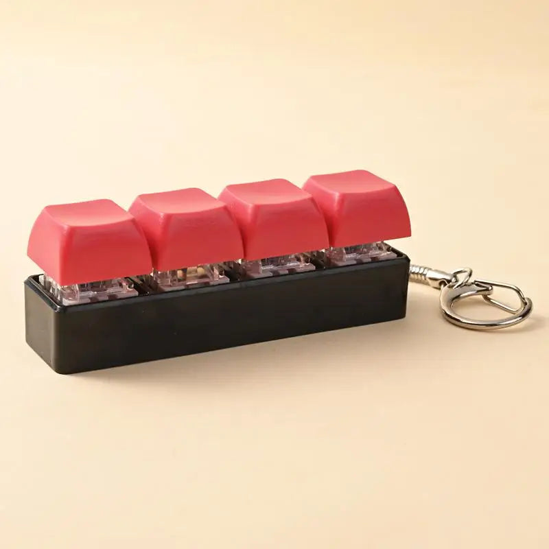 Mechanical Keyboard Key Tester – LED Keycap Fidget Keychain