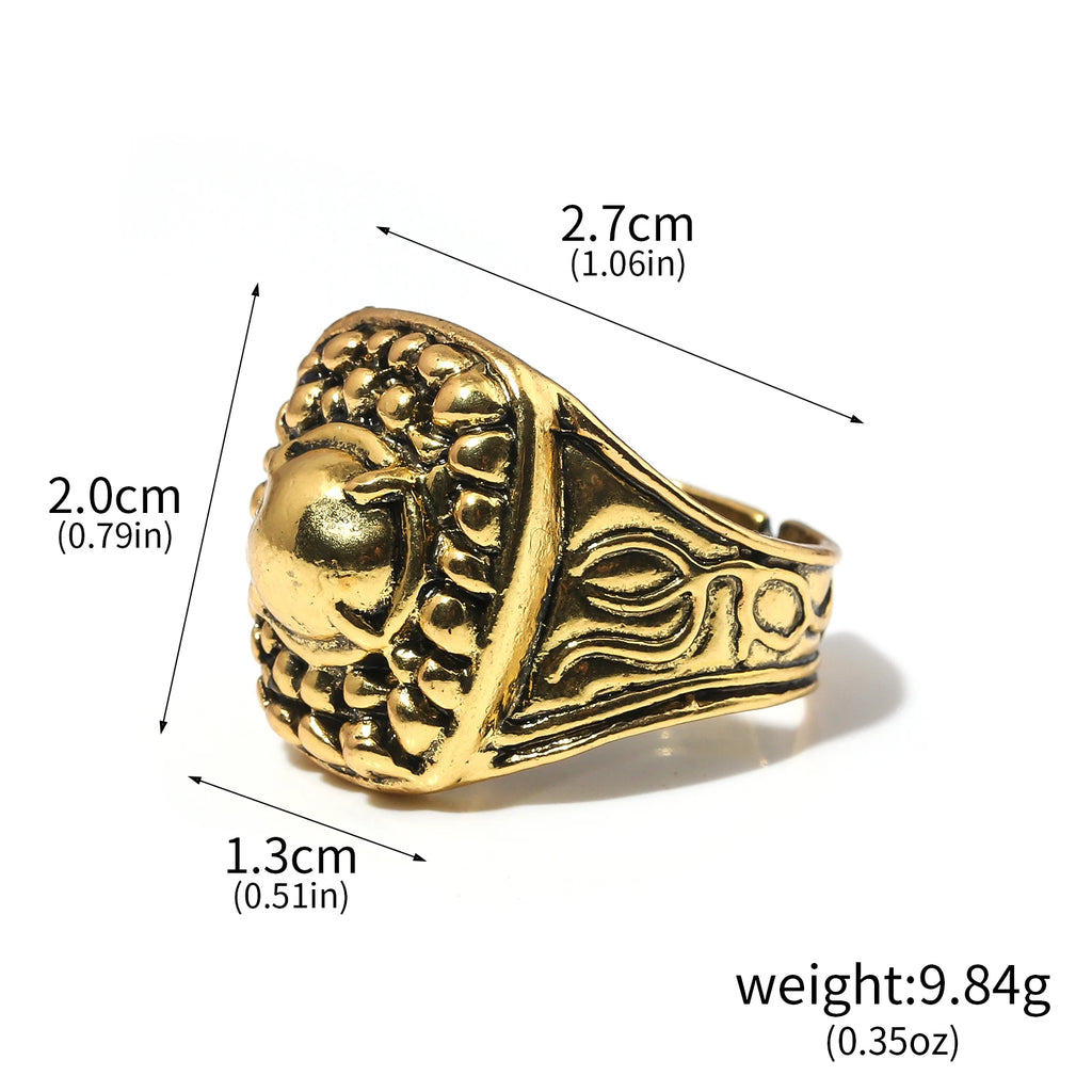 Game Dark Souls Rings for Men Vintage Havel's Demon's Scar Chloranthy Serpent Leo Darkmoon Ring Halloween Jewelry Gift