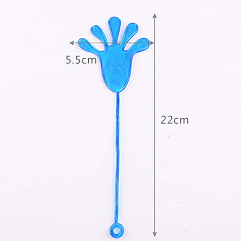 5-50 Pcs Kids Funny Sticky Hands toy Palm Elastic Sticky Squishy Slap Palm Toy Novelty Gift Party Toys Birthday For Children