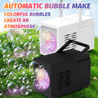Automatic Bubble Machine – 10-Hole Handheld Bubble Blower