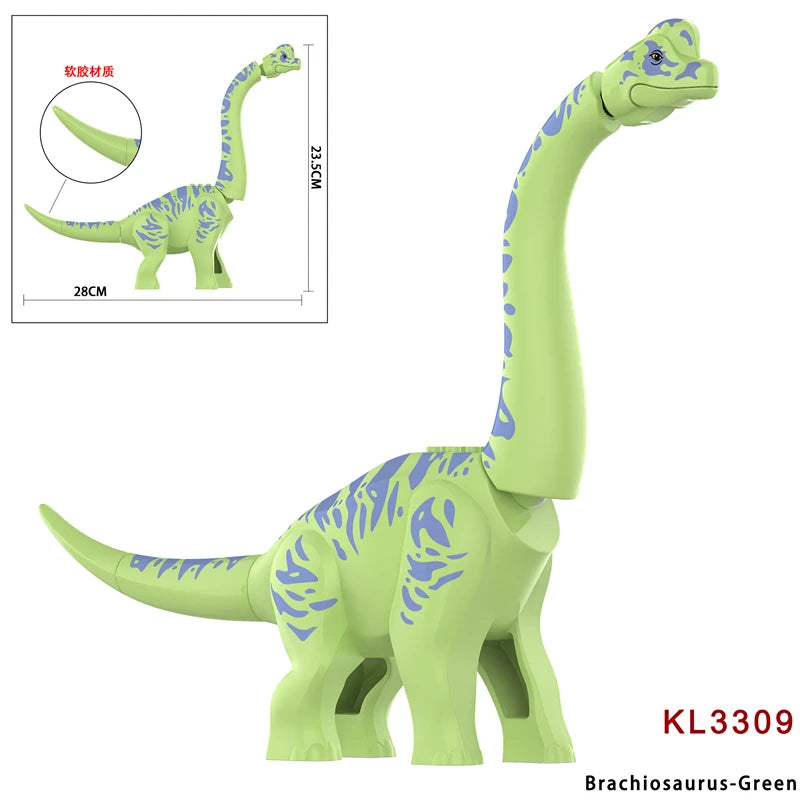 Dinosaur Building Blocks – DIY Dinosaur Brick Model Set