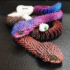 2026 3D Printed Snake Fidget Toy – Movable Joint Desk Ornament