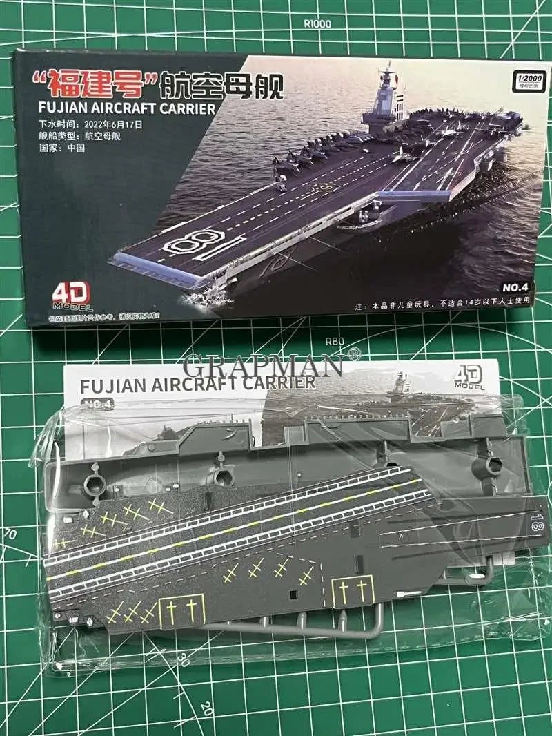 Battleship Model Kit – 1:1200 Scale Warship Assembly