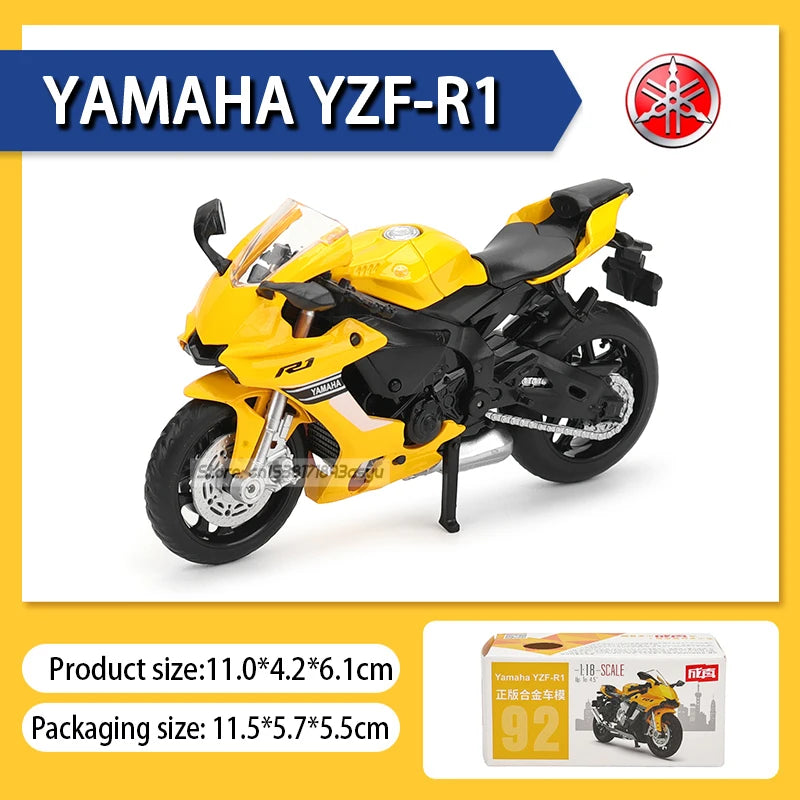 Diecast Motorcycle – 1:18 Alloy Classic Bike