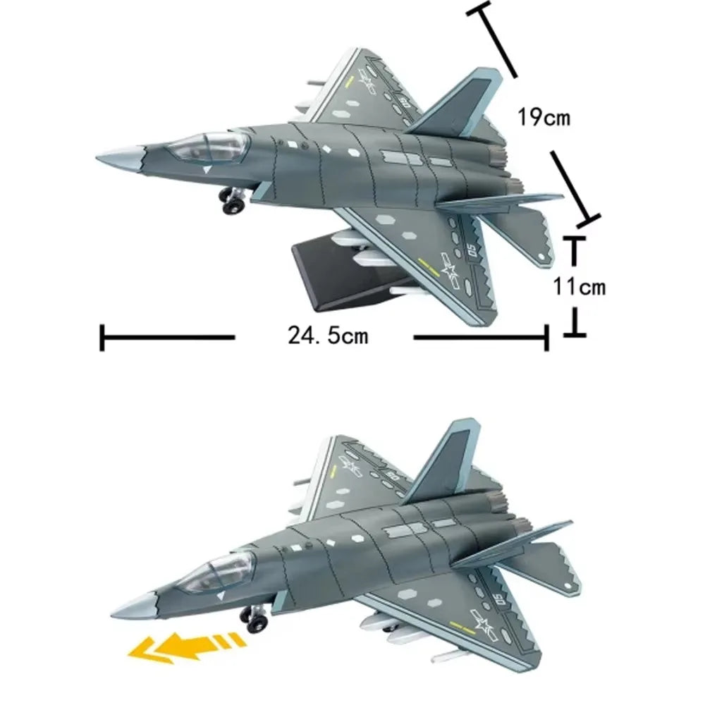 Military Aircraft Model – 1:72 Scale Fighter Plane