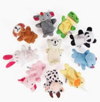 Cartoon Finger Puppet Doll – Plush Storytelling Toy for Kids