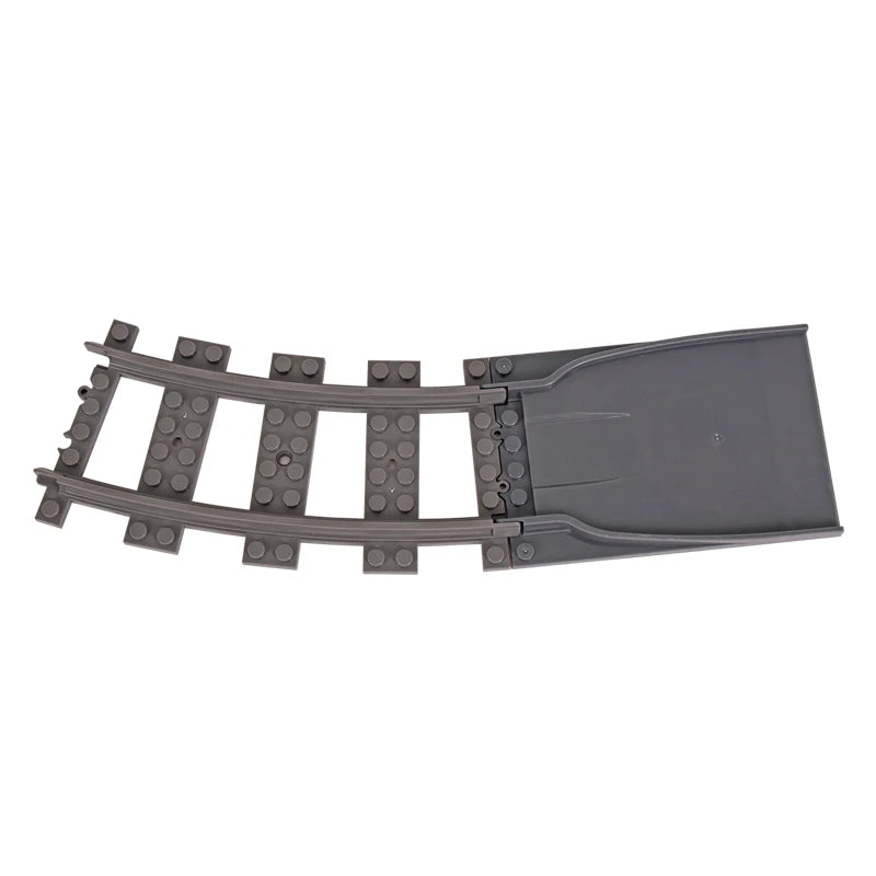Flexible Train Track Building Blocks – Curved & Straight Rail Set