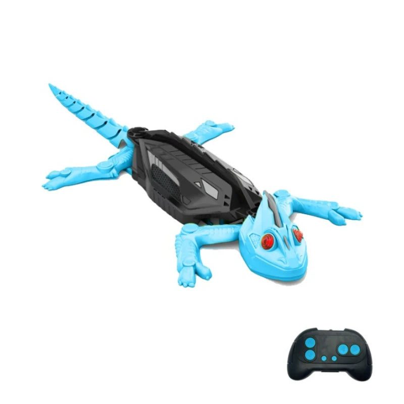 RC Wall-climbing Gecko Lizard Cockroach Red-eye Lights Electric Remote Control 2.4GHz Animal Car Children's Halloween Toy Gifts