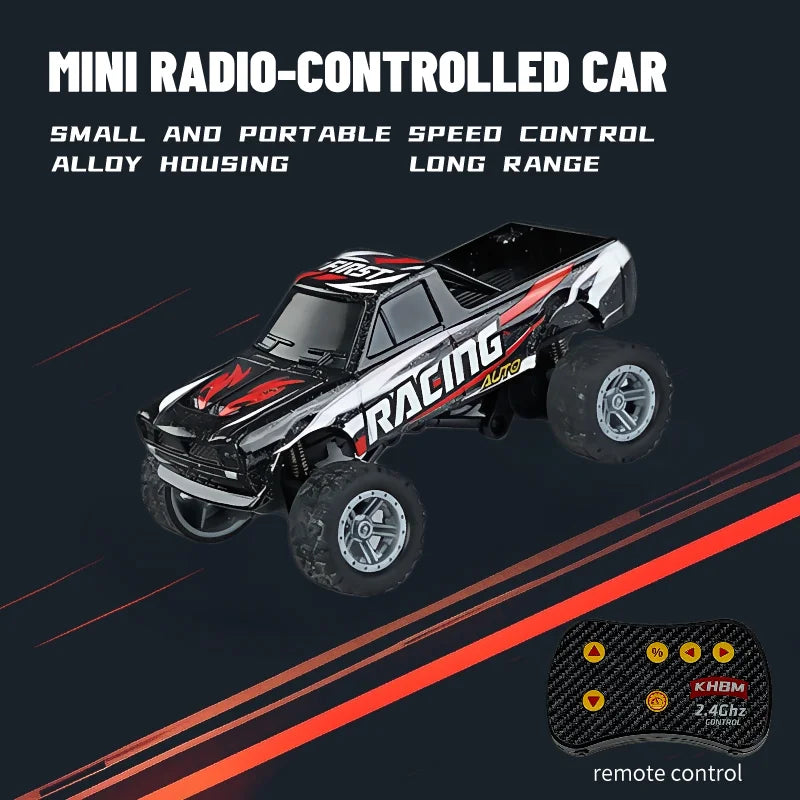 Mini RC Car 1:64 Alloy Remote Control
