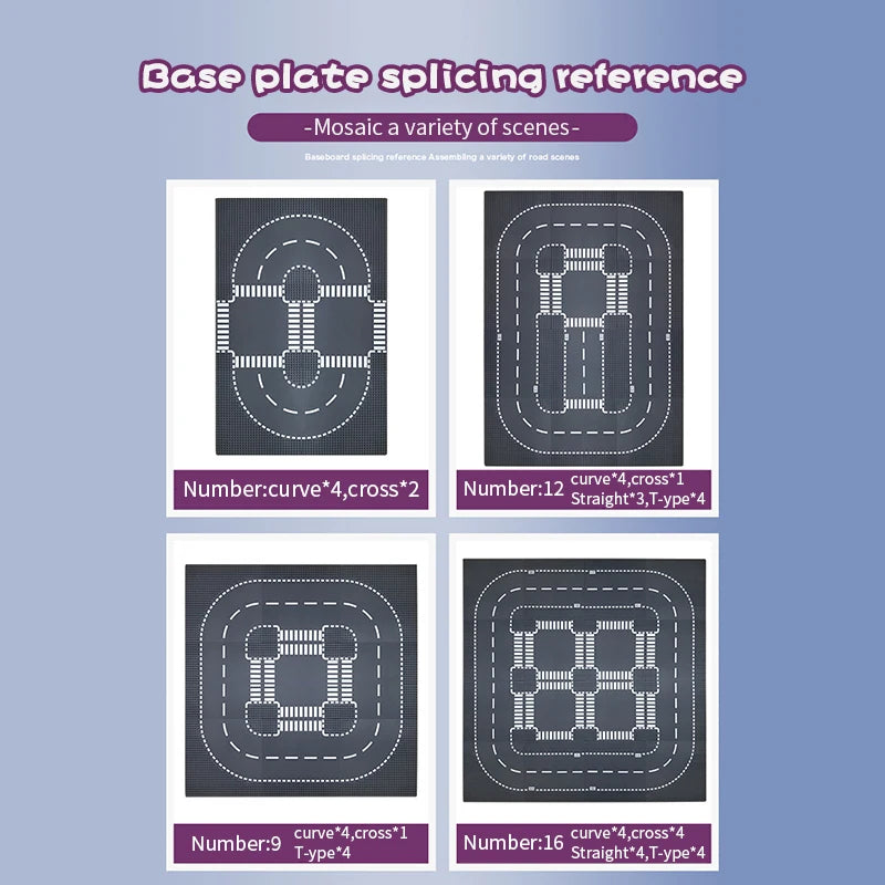 Building Block Base Plate – City Road Construction Base