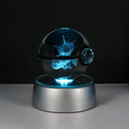 3D Crystal Ball Night Light – LED Decorative Display Lamp