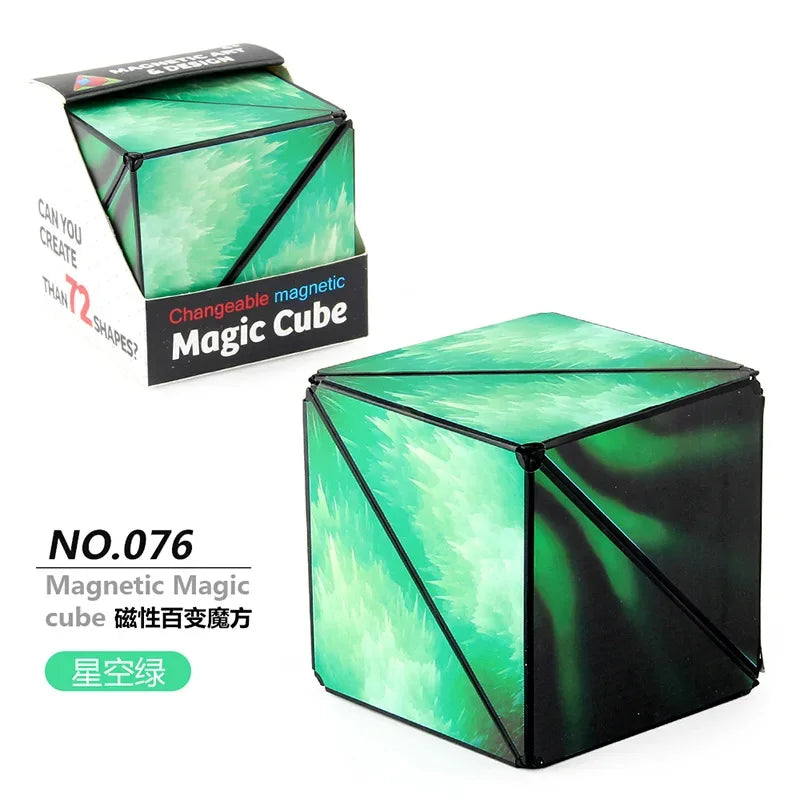 Magnetic Puzzle Cube – 3D Transformable Fidget Toy