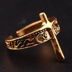 Game Dark Souls Rings for Men Vintage Havel's Demon's Scar Chloranthy Serpent Leo Darkmoon Ring Halloween Jewelry Gift