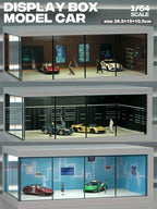 1:64 Garage Diorama – Miniature Model Scene Display