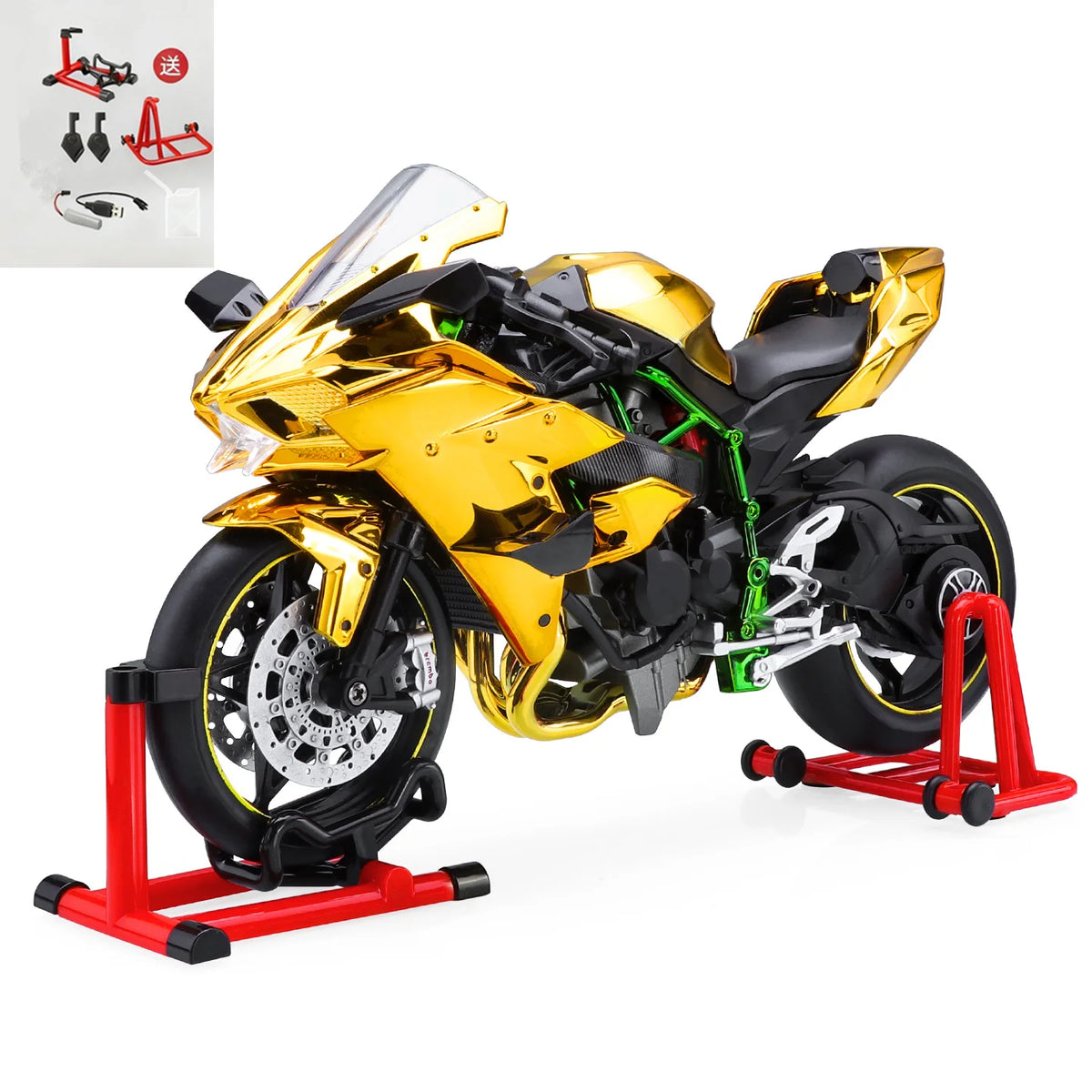 1:9 Alloy Motorcycle Model Diecast Racing Collectible