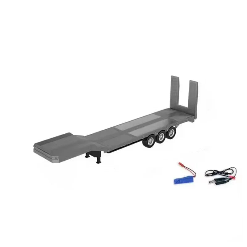RC Construction Truck – 1:18 Engineering Trailer with Light & Sound