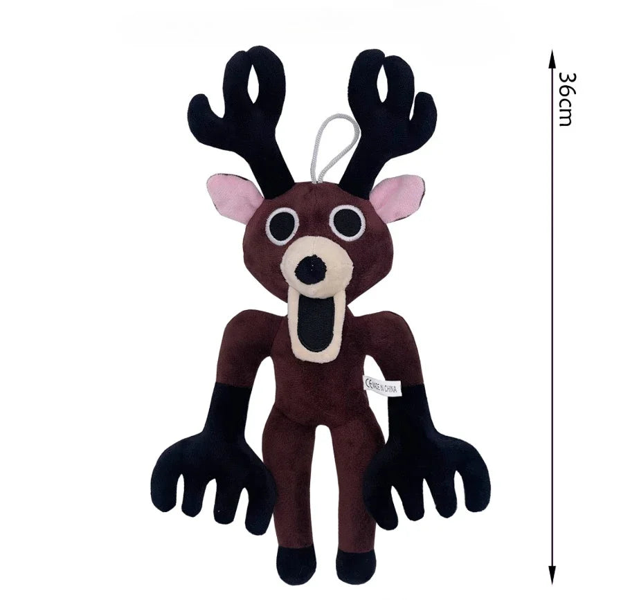 Deer Character Plush Doll Soft Stuffed Toy Halloween Gift