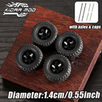 1:64 Model Car Wheels – Off-Road Rivet Tire Set