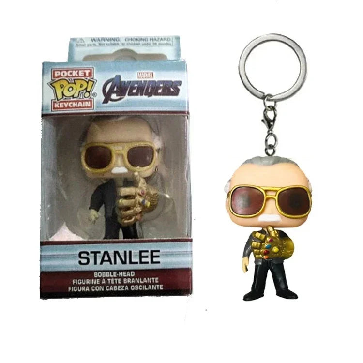 Superhero Keychain Figure – 4cm Vinyl Collectible Toy