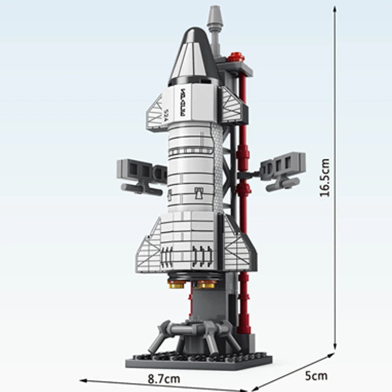 Space Rocket Building Blocks – Manned Spacecraft Model Kit