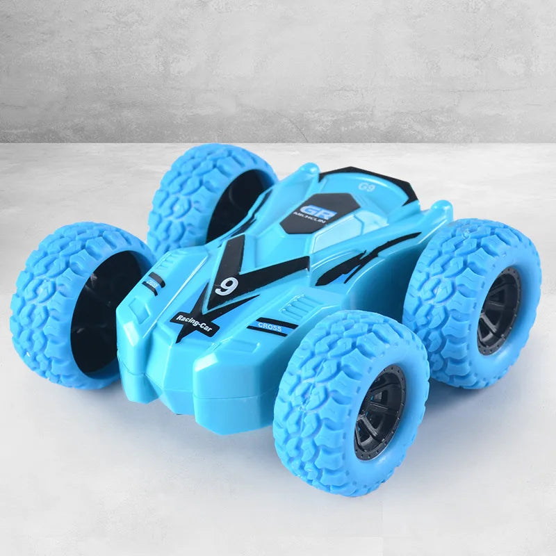 Fun Pull Back Car Double-Side Vehicle Inertia Safety and Fall Resistance Shatter-Proof Model for Kids Boys Children's Toys Car